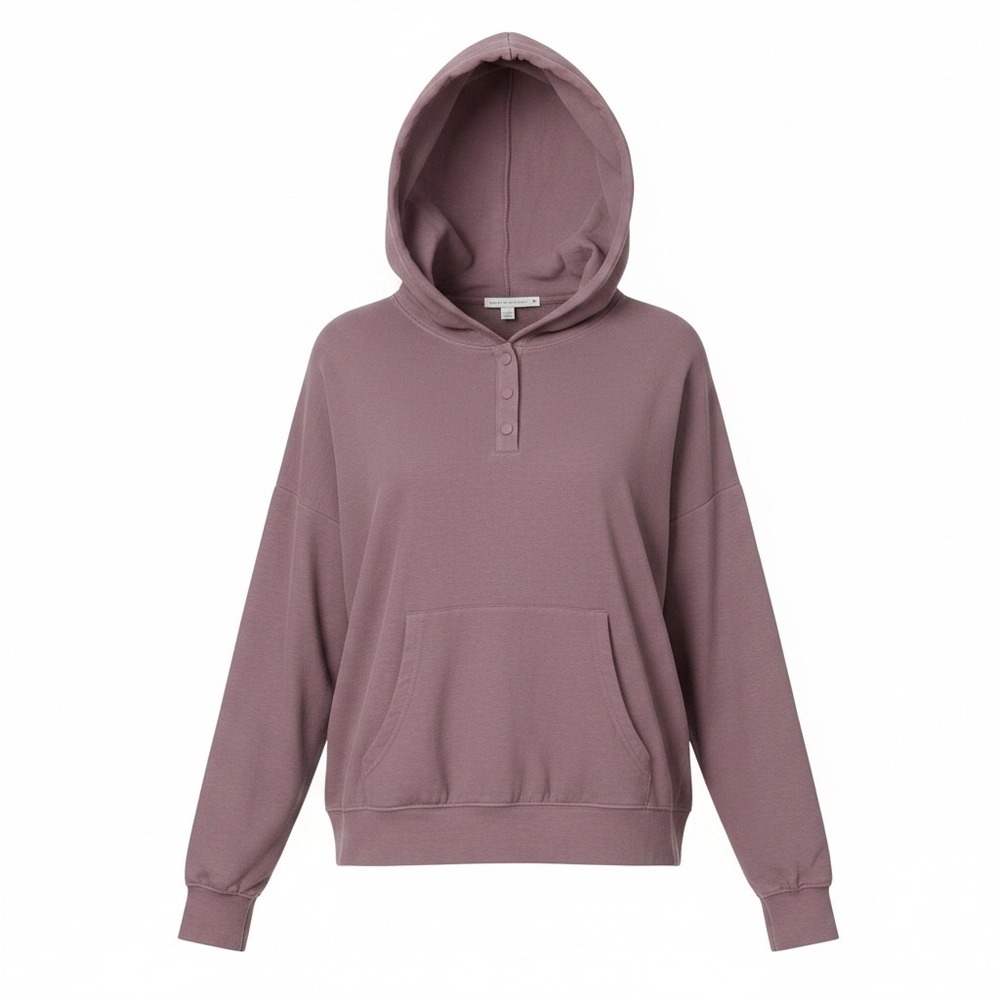 Threads 4 Thought Womens Henley Hoodie Mauve Modal Pullover TWA4674P LP